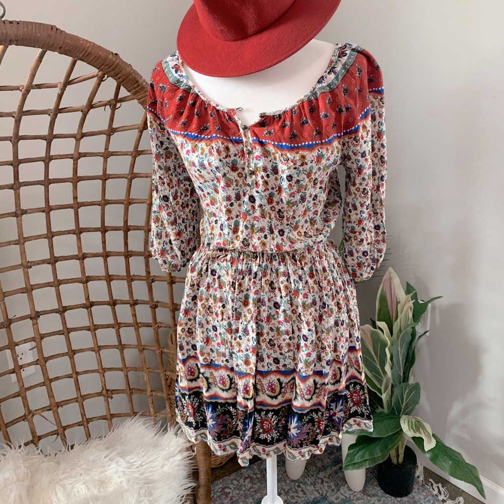 Boho Style Forever 21 Floral Dress
